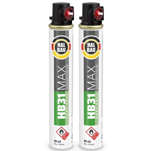 Gaskartusche 165mm 80ml - 2,