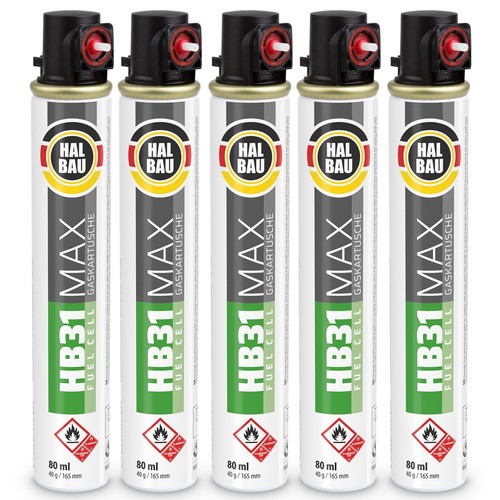 Gaskartusche 165mm 80ml - 5, st.
